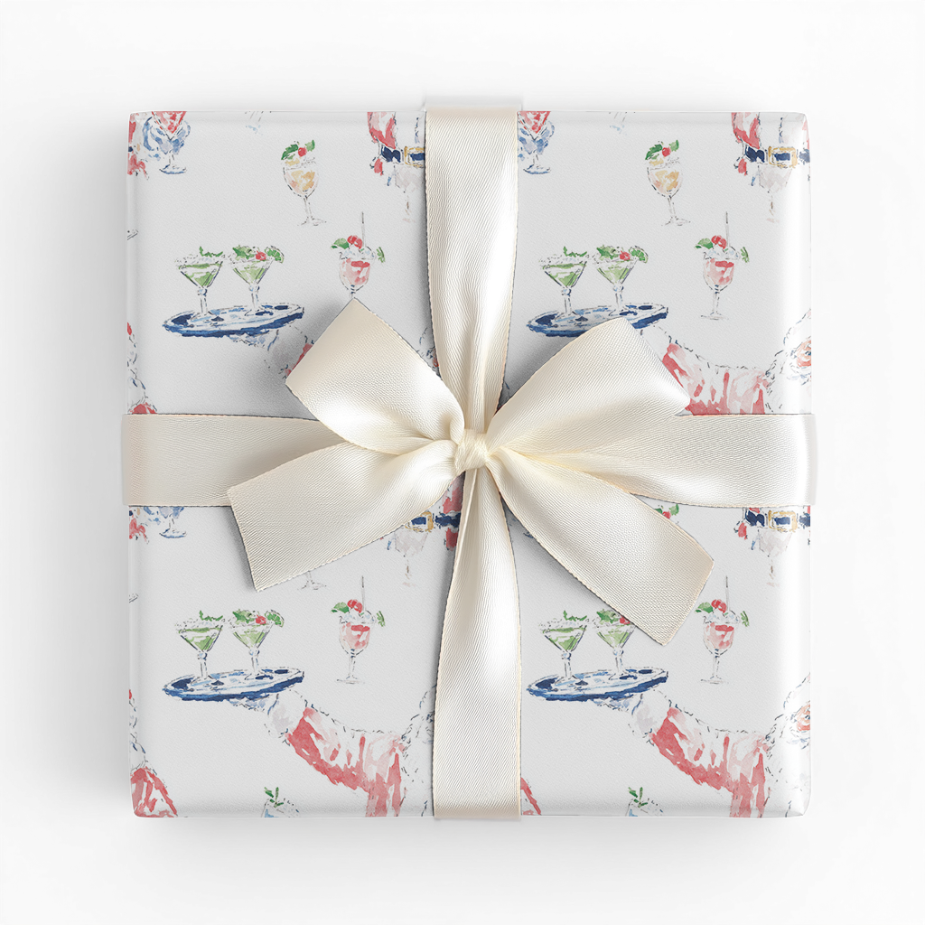 Sassy Santa - Wrapping Paper