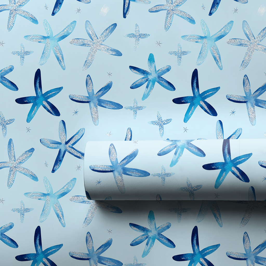 Snowy Sparkle - Wrapping Paper