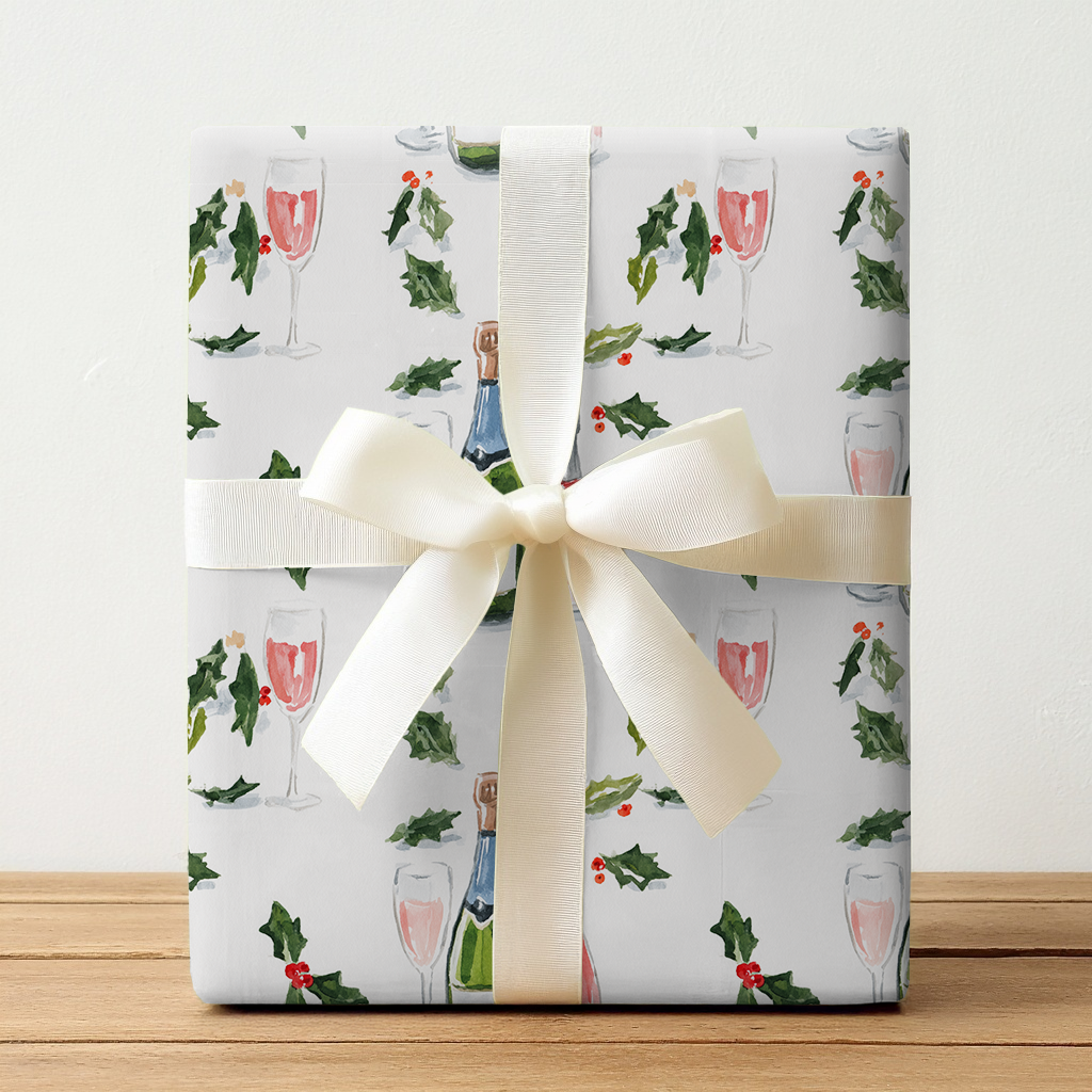 Mistletoe & Bubbly - Wrapping Paper