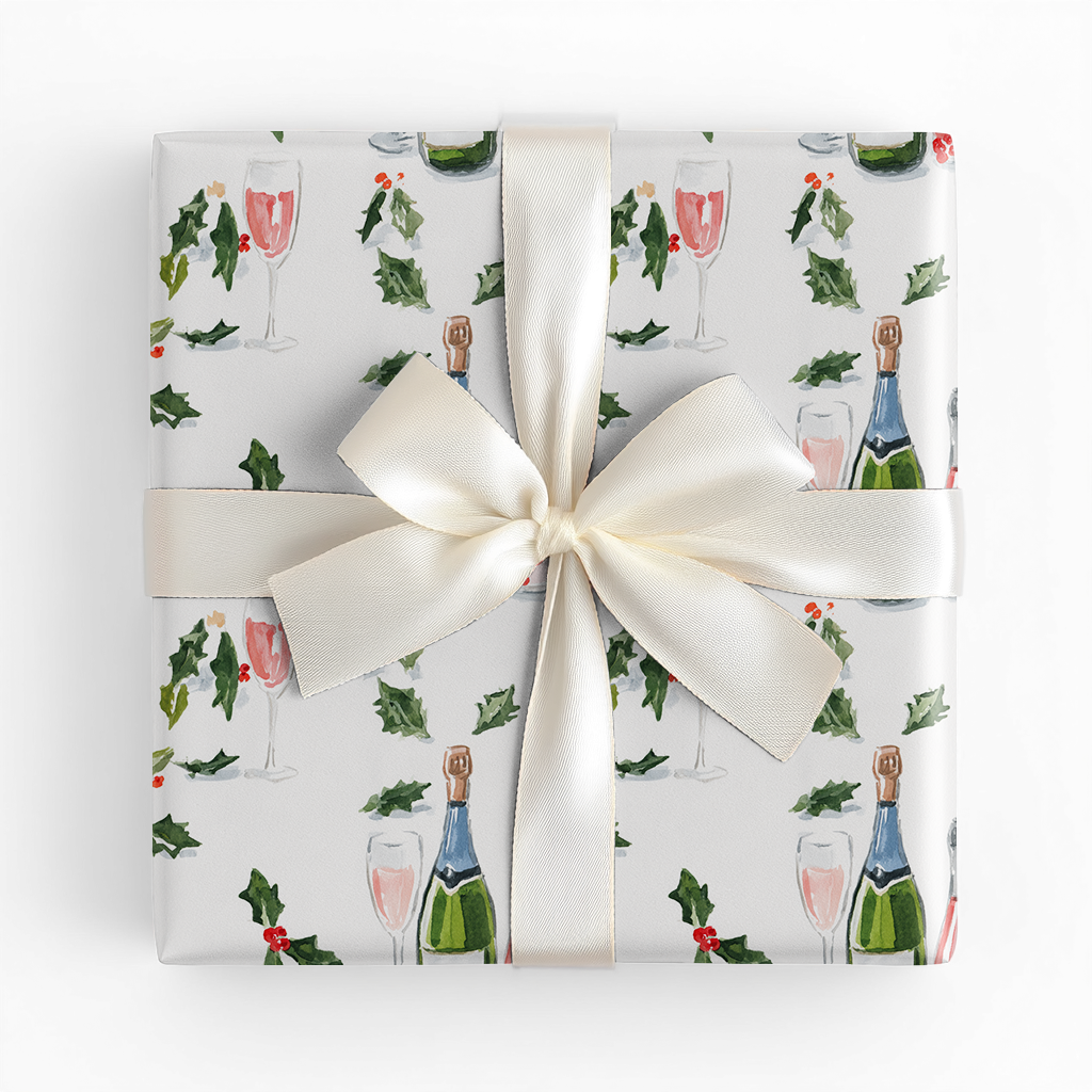 Mistletoe & Bubbly - Wrapping Paper