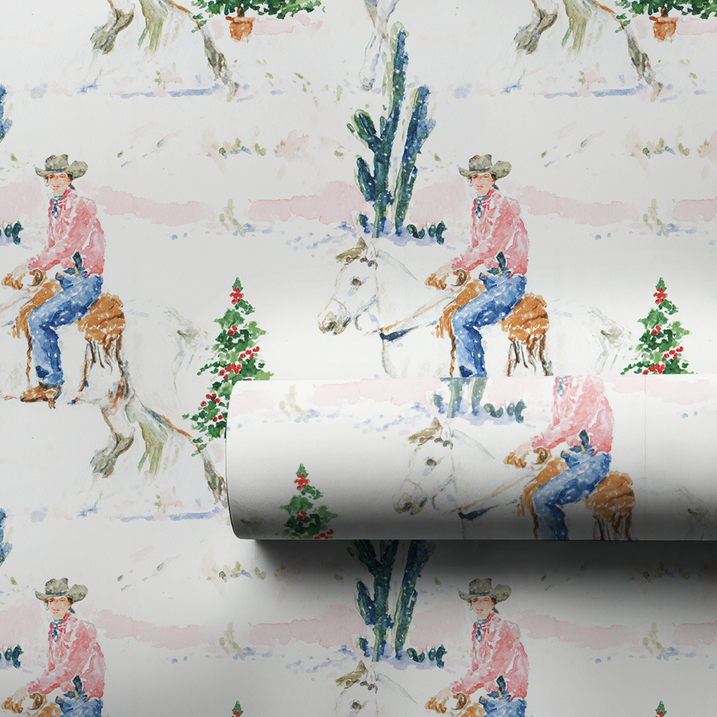 Wild Western Christmas - Wrapping Paper