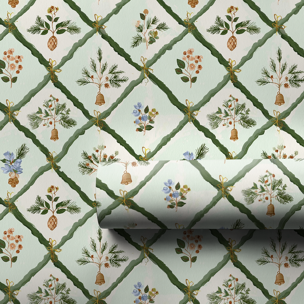 Velvet Evergreen - Wrapping Paper