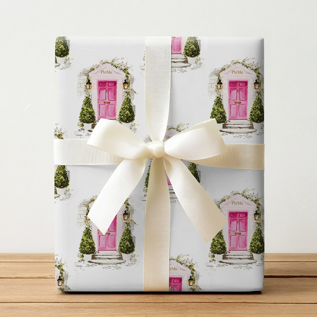 Festive Phi Mu Haven - Wrapping Paper