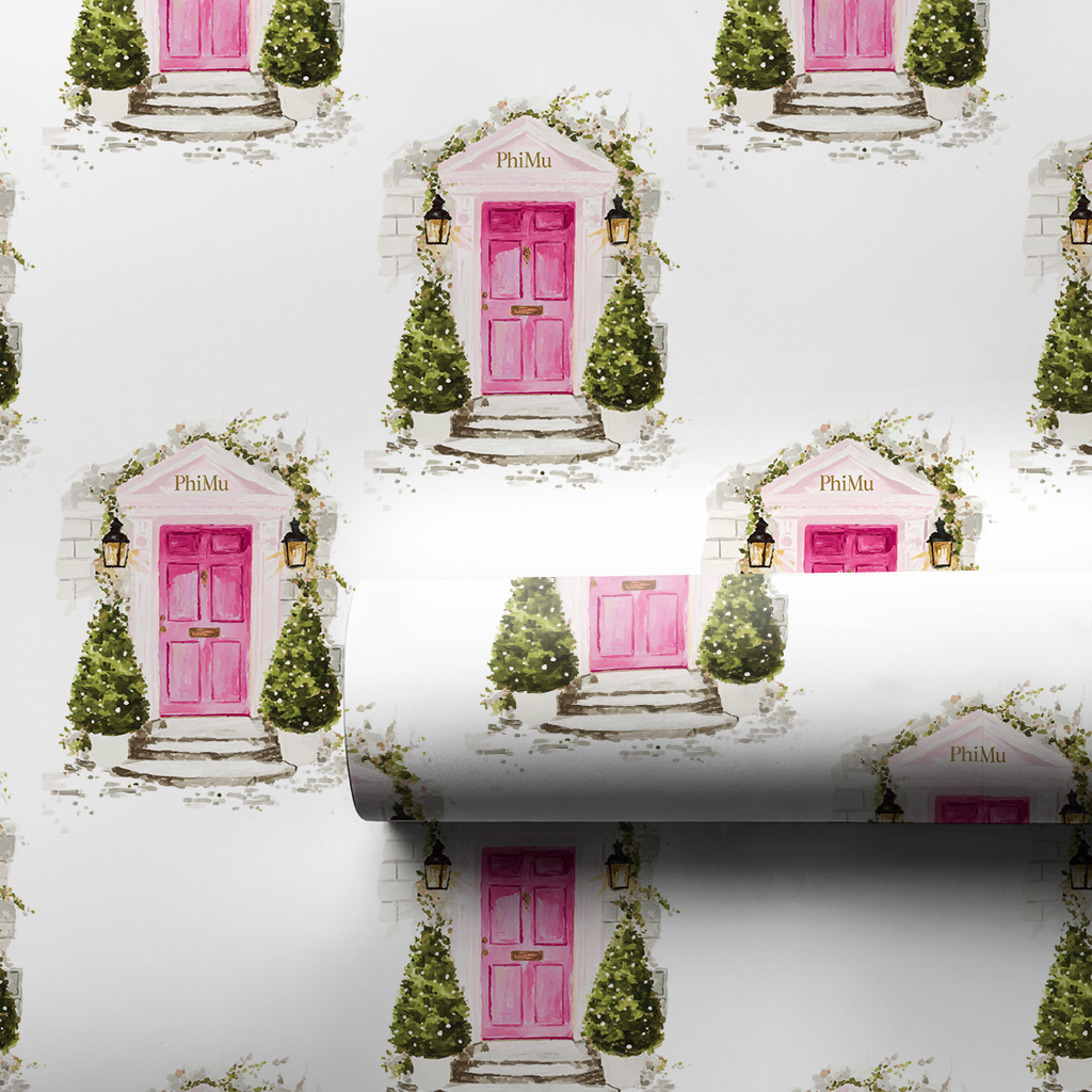 Festive Phi Mu Haven - Wrapping Paper