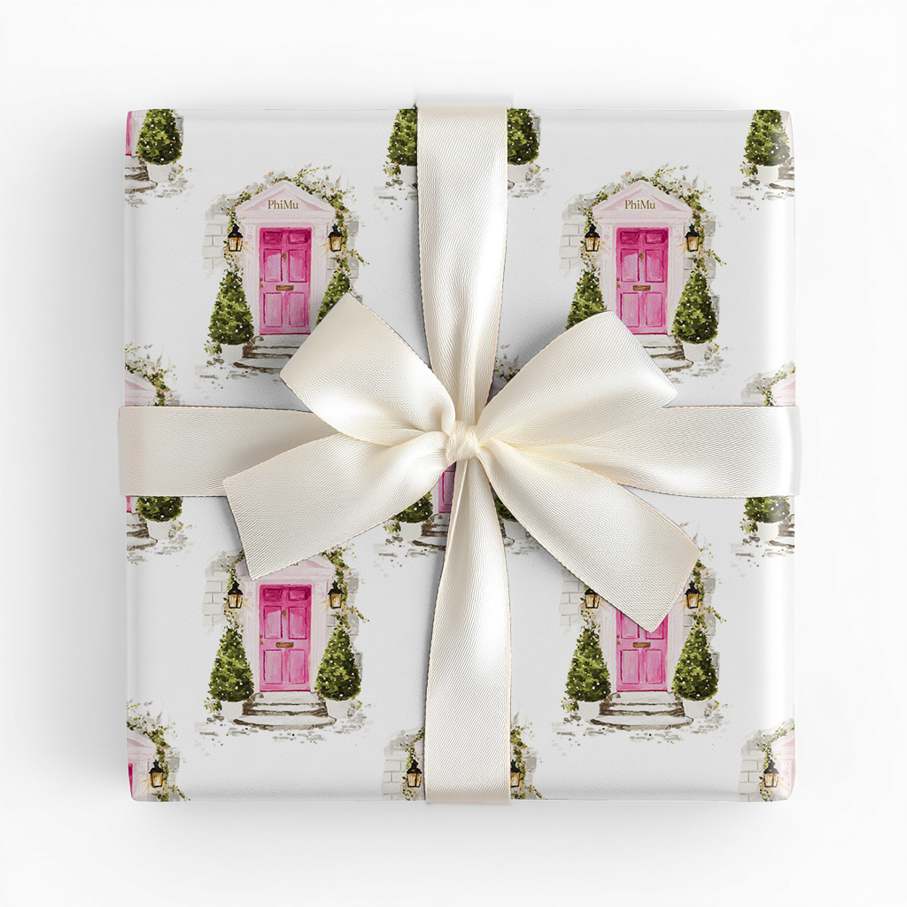 Festive Phi Mu Haven - Wrapping Paper