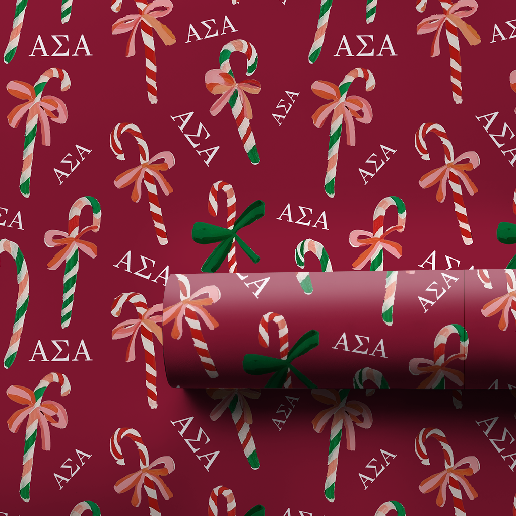 ASA Candycanes - Wrapping Paper