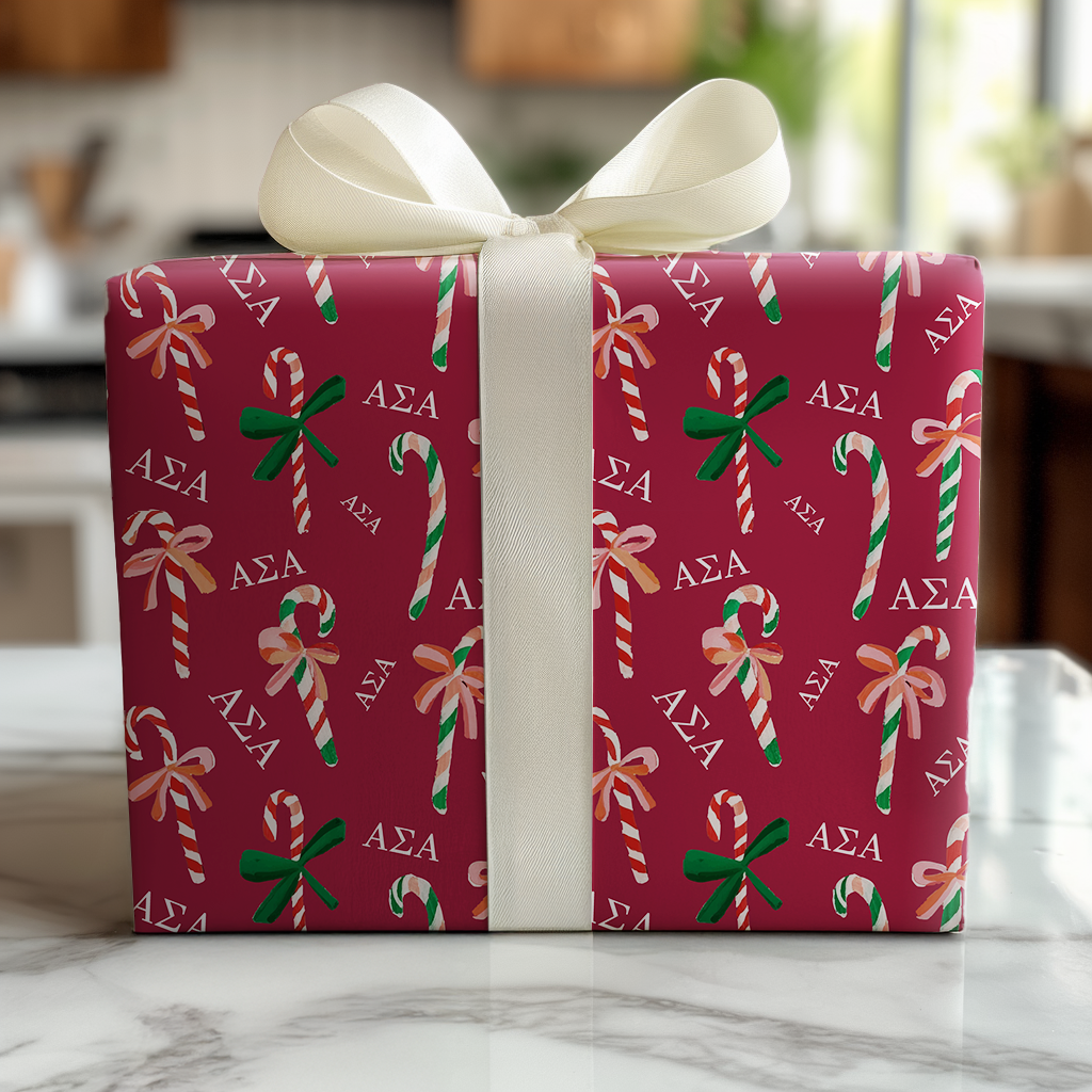 ASA Candycanes - Wrapping Paper