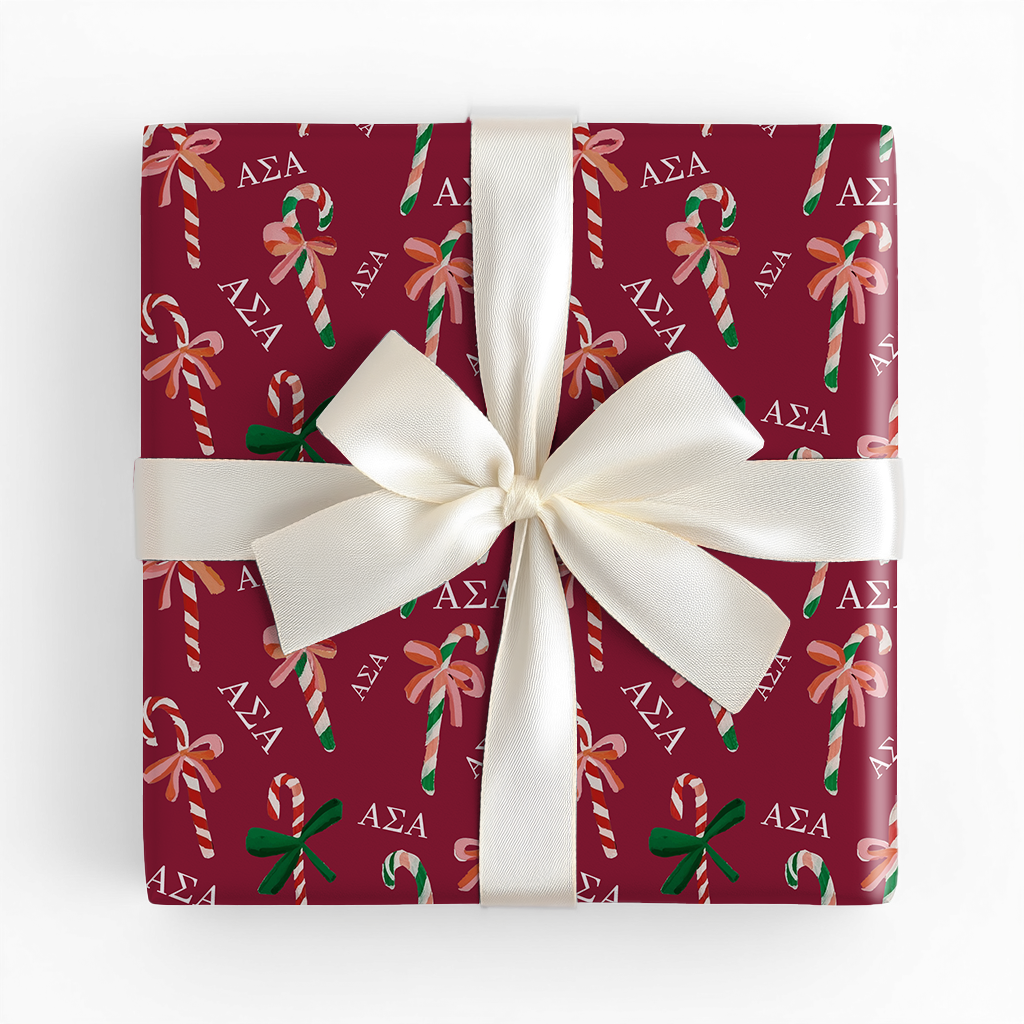 ASA Candycanes - Wrapping Paper