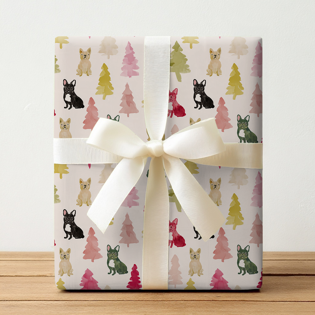 Frosted Frenchie - Wrapping Paper