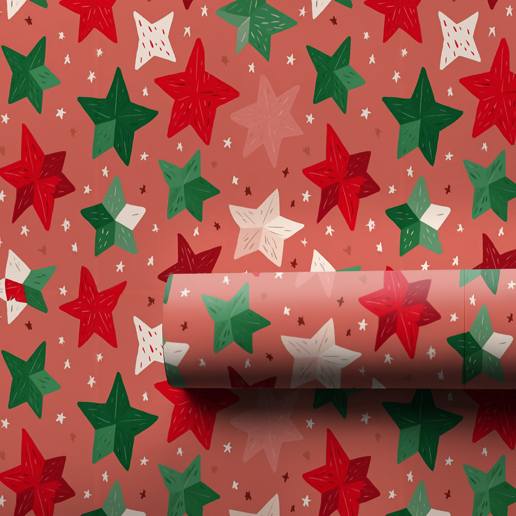 Festive Spangle - Wrapping Paper