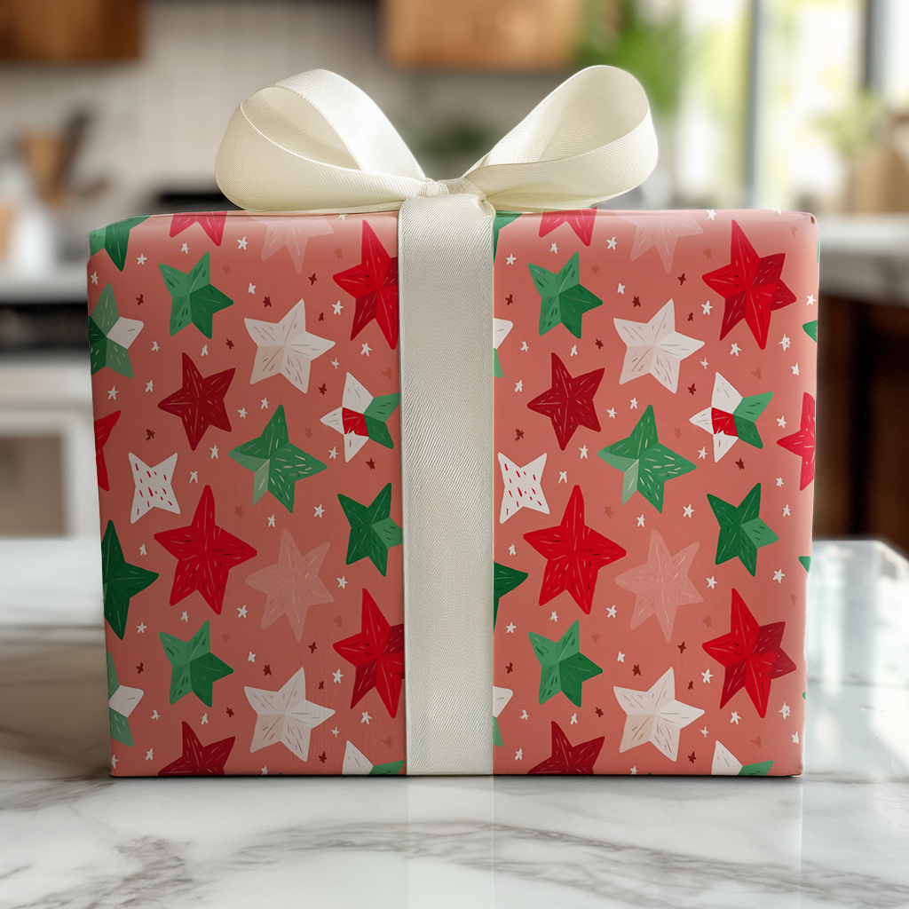 Festive Spangle - Wrapping Paper