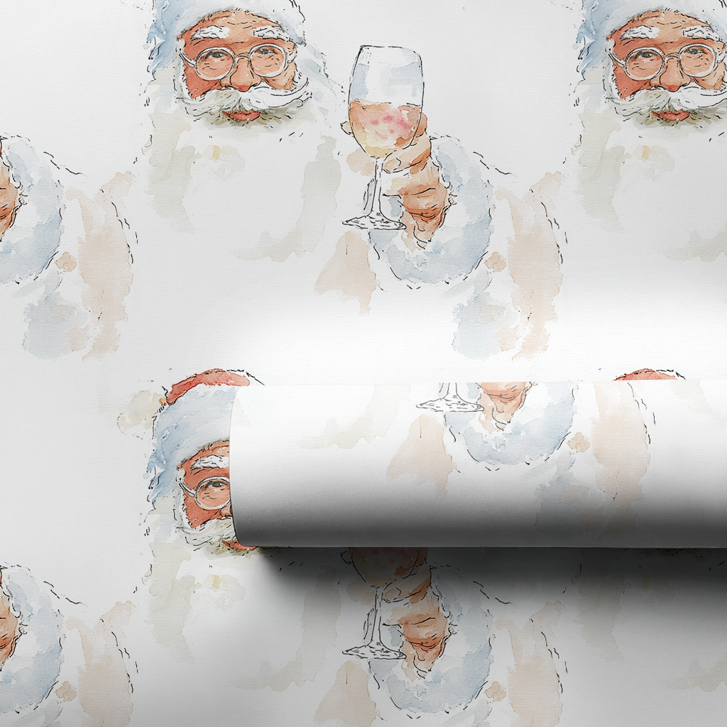 Santa’s Nightcap - Wrapping Paper
