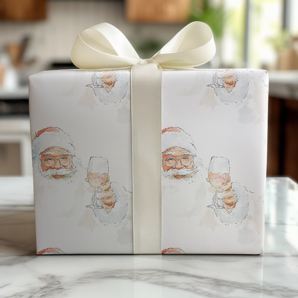 Santa’s Nightcap - Wrapping Paper