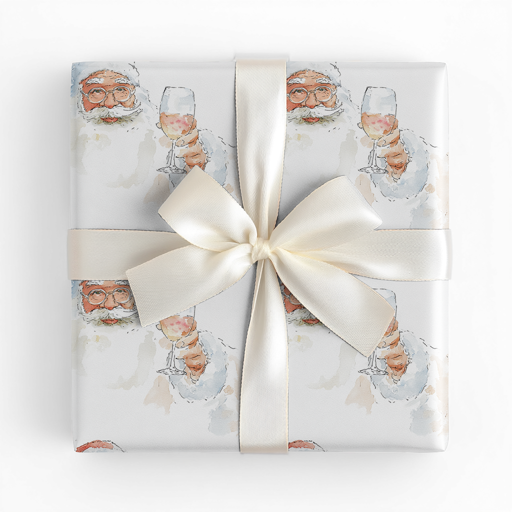 Santa’s Nightcap - Wrapping Paper