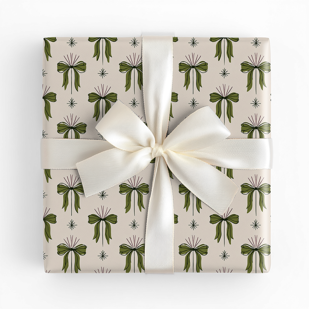 Holly Jolly Bows - Wrapping Paper