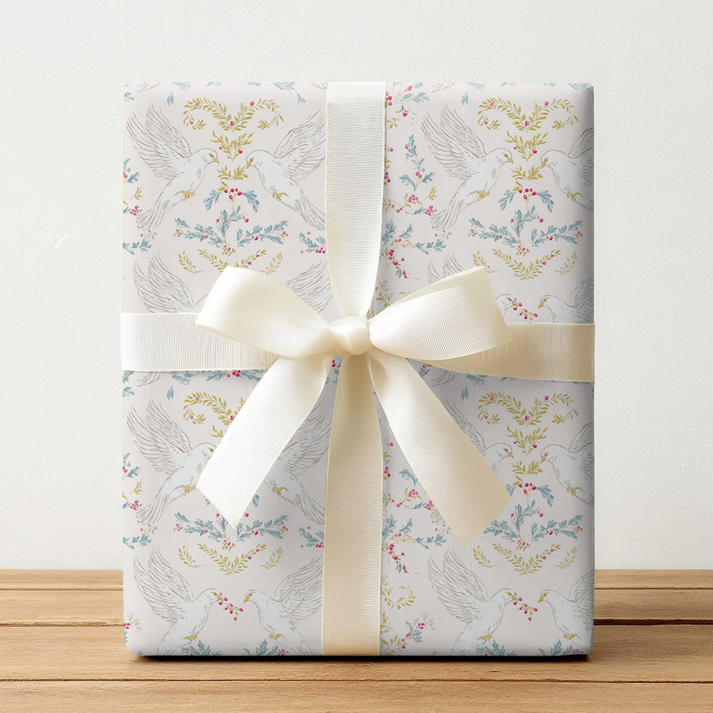 Two Turtle Doves - Wrapping Paper