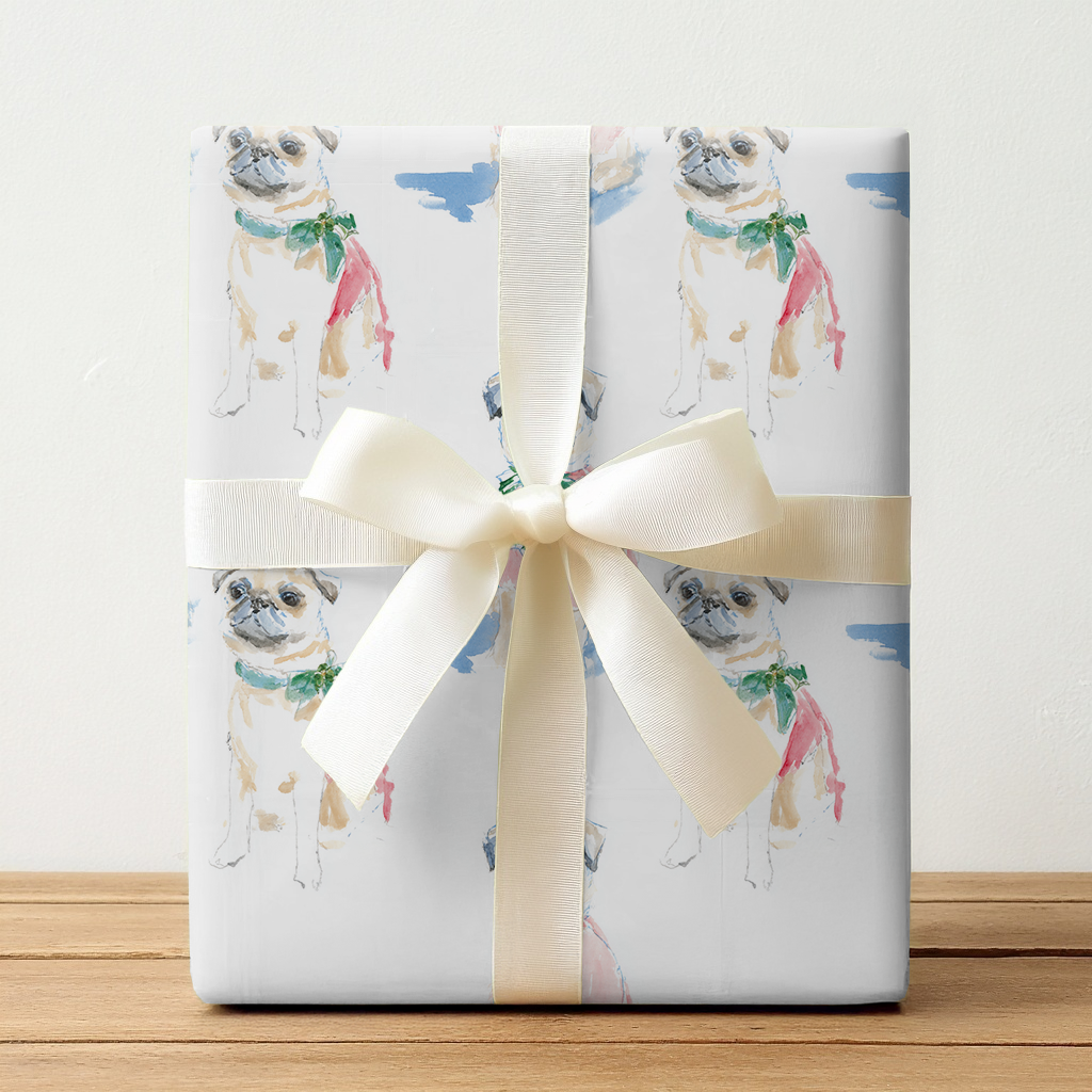 Merry Pugmas - Wrapping Paper