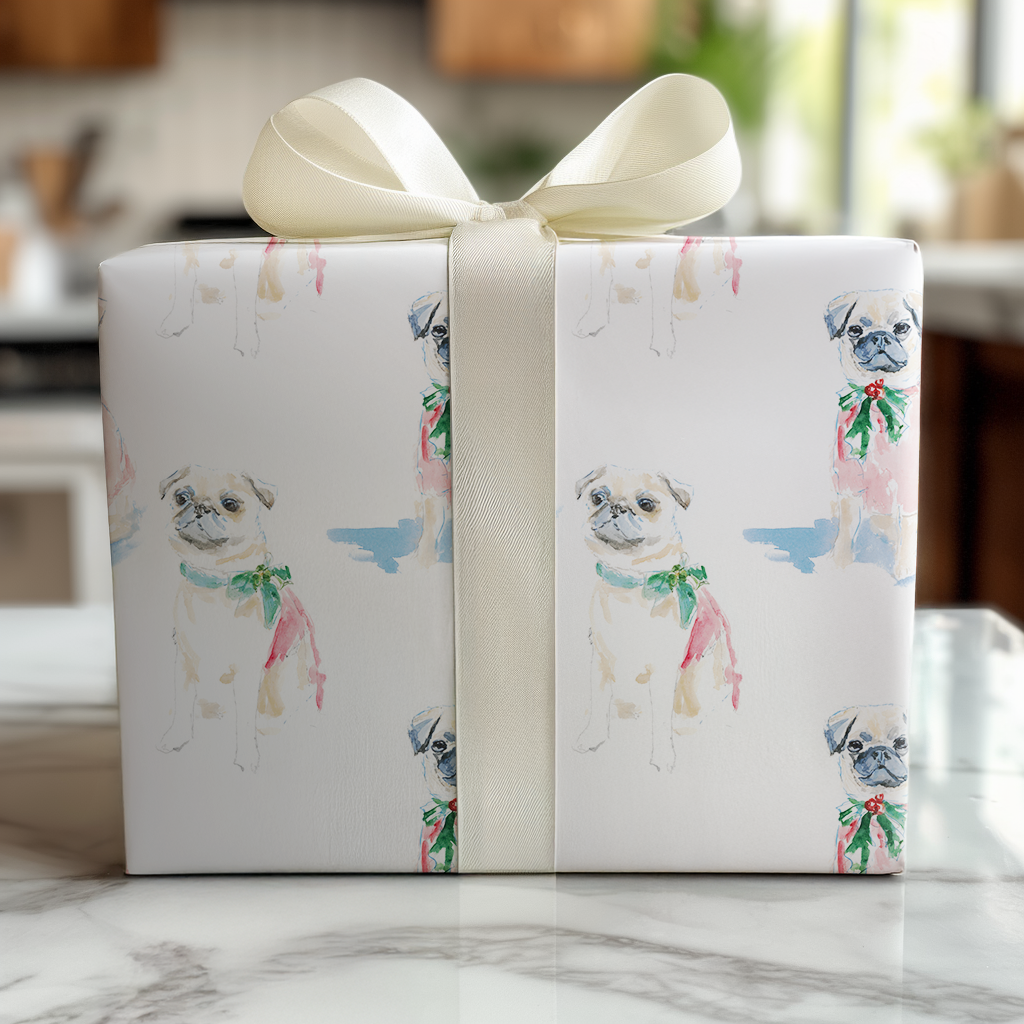 Merry Pugmas - Wrapping Paper