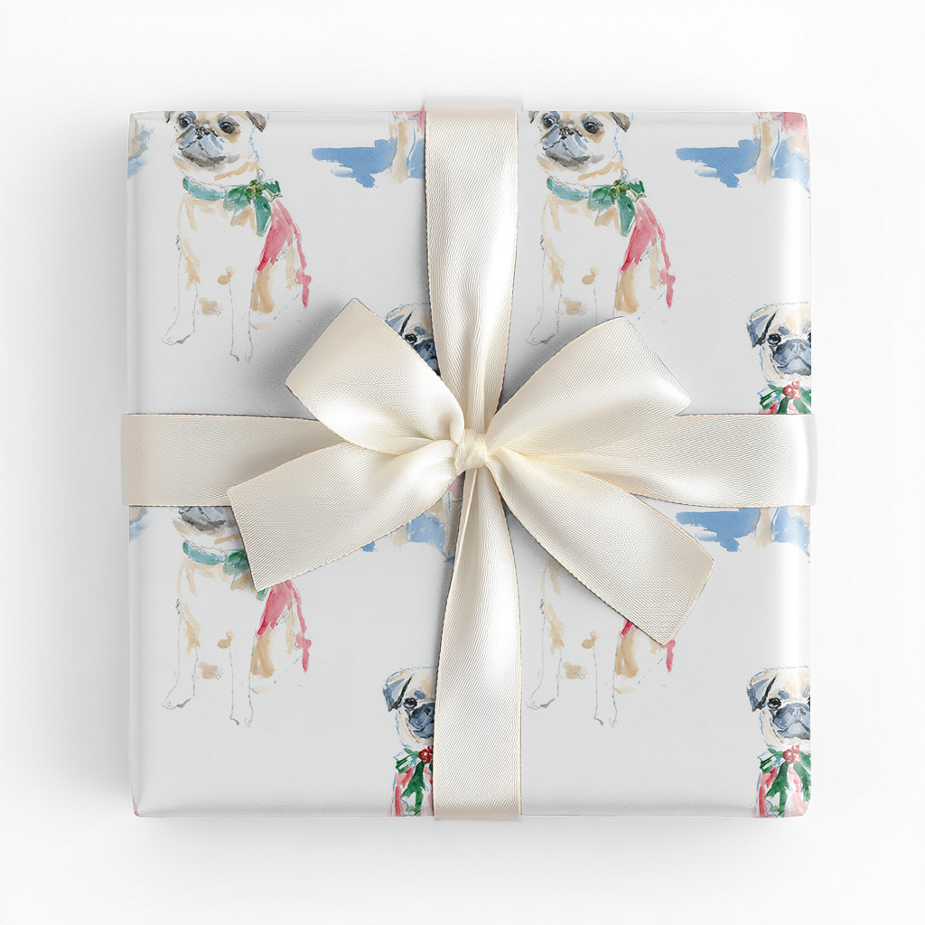 Merry Pugmas - Wrapping Paper