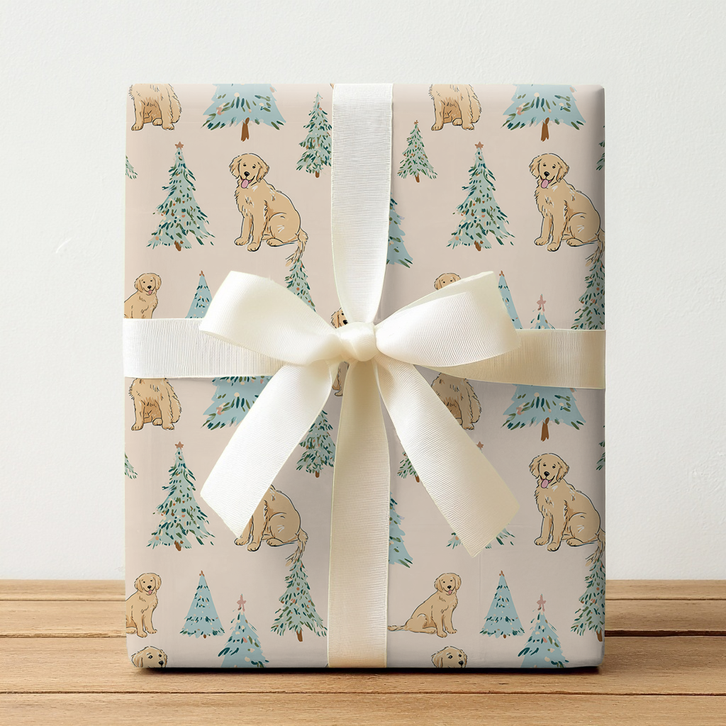 Golden Tidings - Wrapping Paper