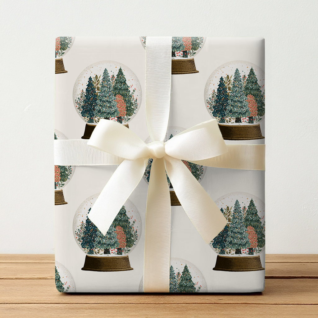 Glitter Globe - Wrapping Paper
