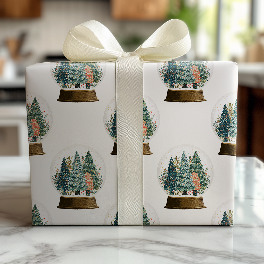Glitter Globe - Wrapping Paper