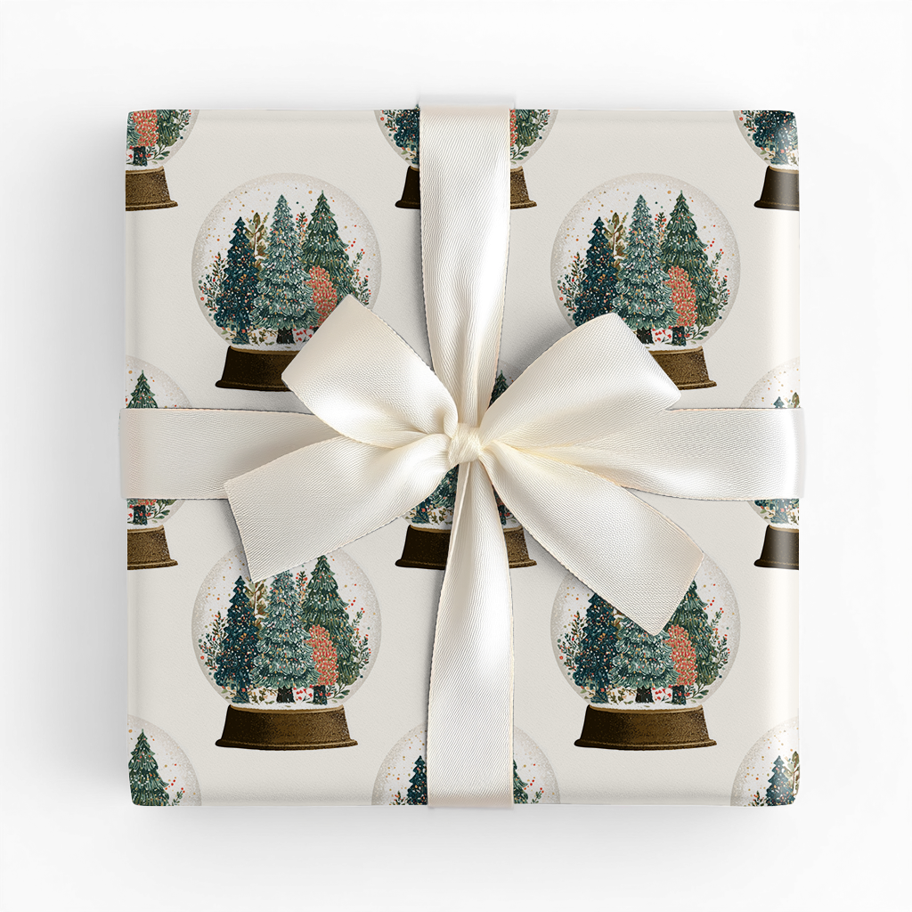 Glitter Globe - Wrapping Paper