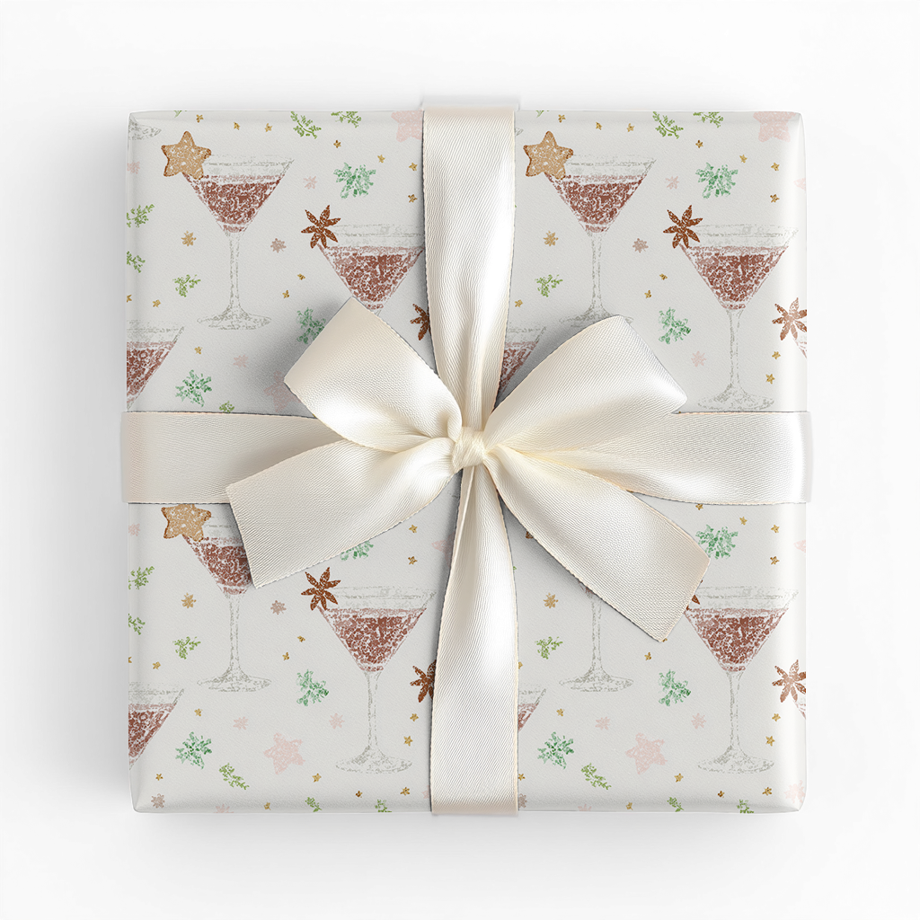 Gingerbread Martini - Wrapping Paper