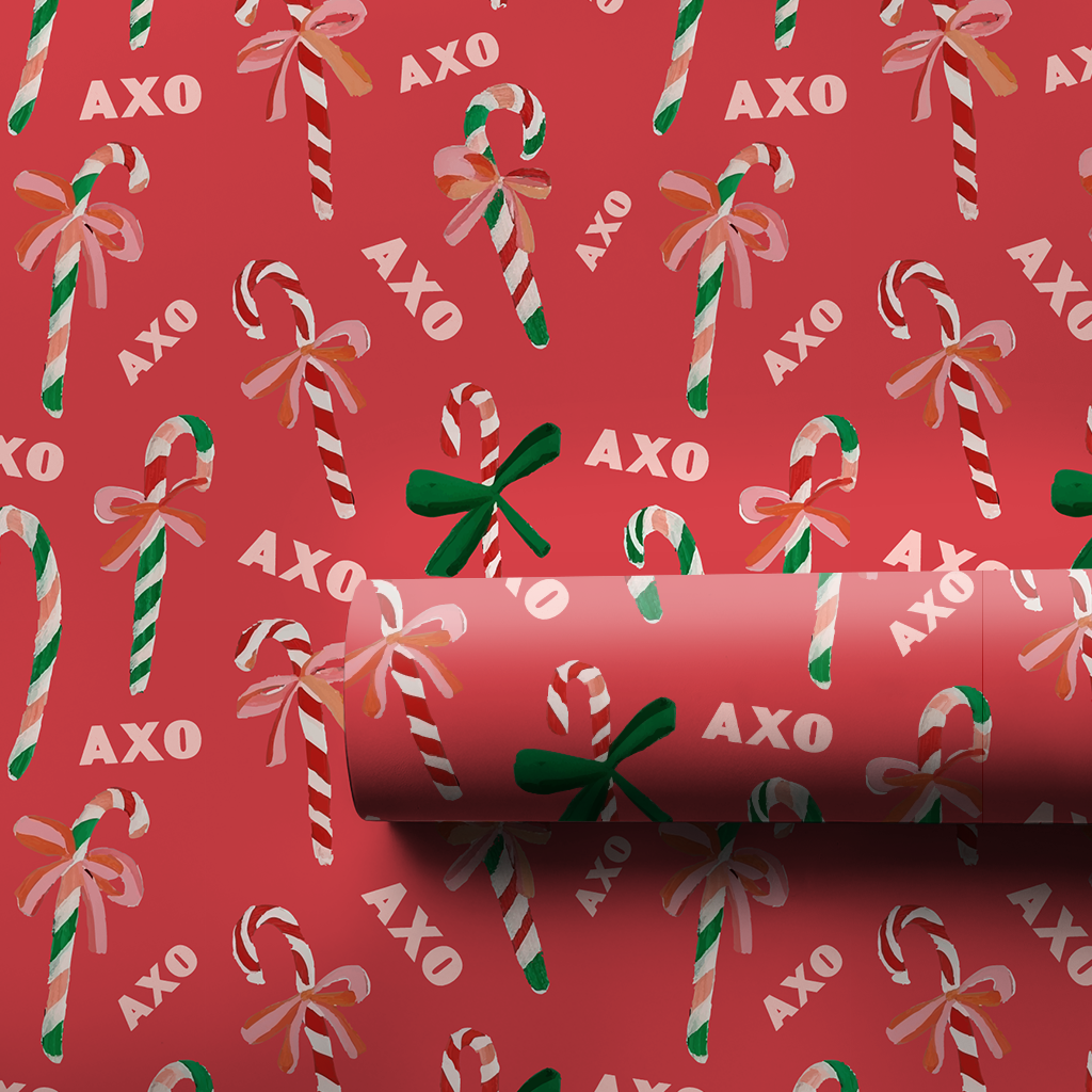 Chi Candy Canes - Wrapping Paper