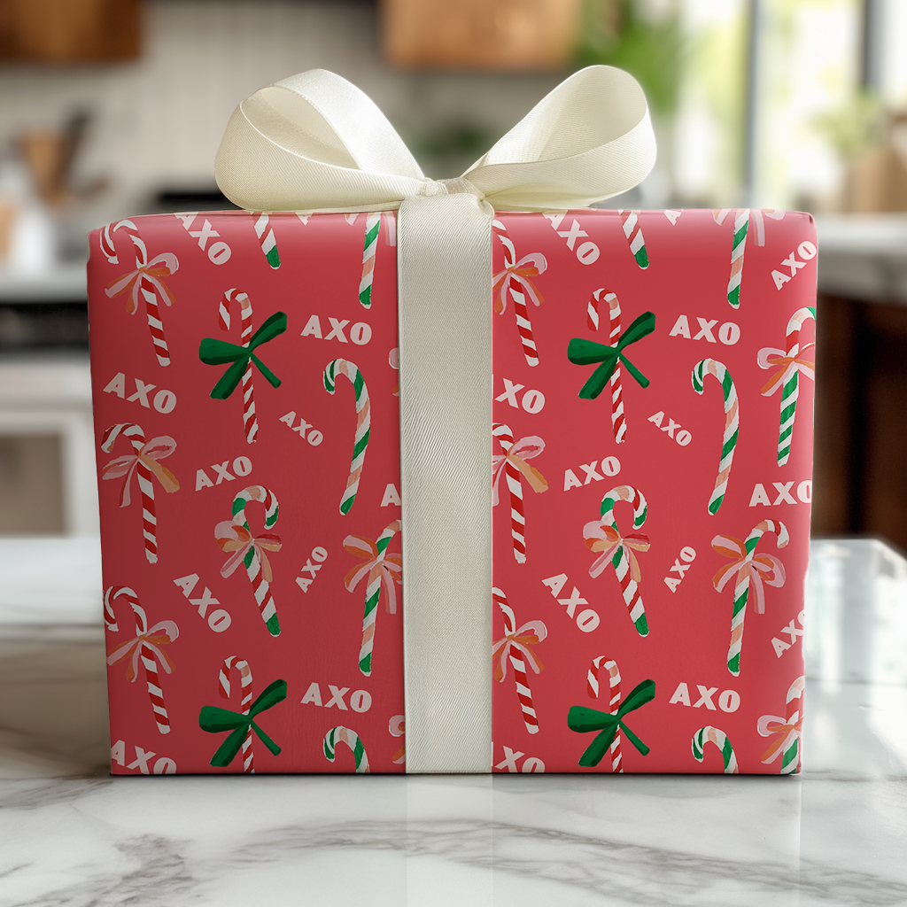 Chi Candy Canes - Wrapping Paper