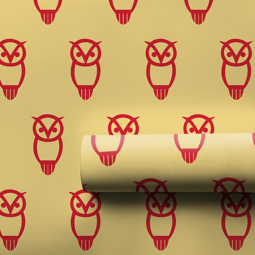 Chi O Owl - Wrapping Paper
