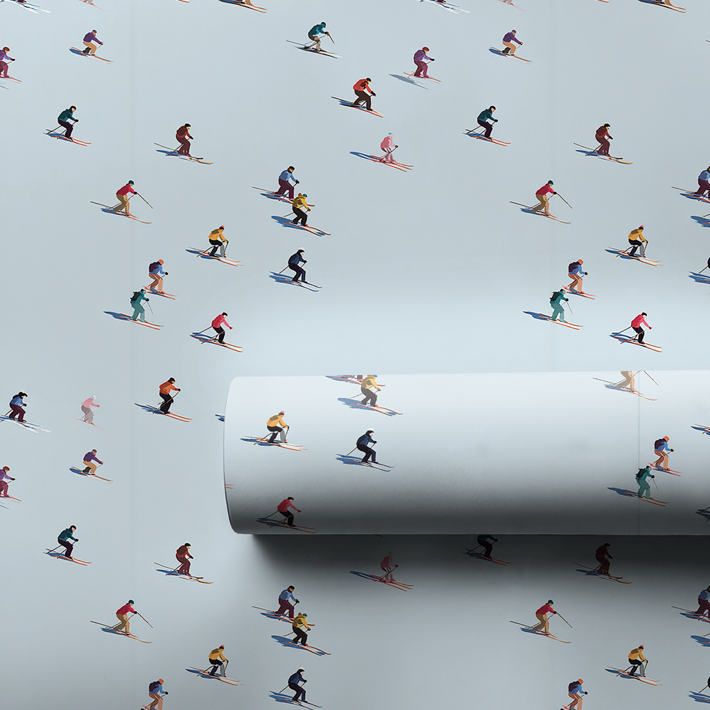 Alpine Glide - Wrapping Paper