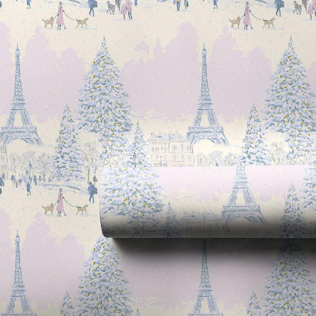 Merry in Paris - Wrapping Paper