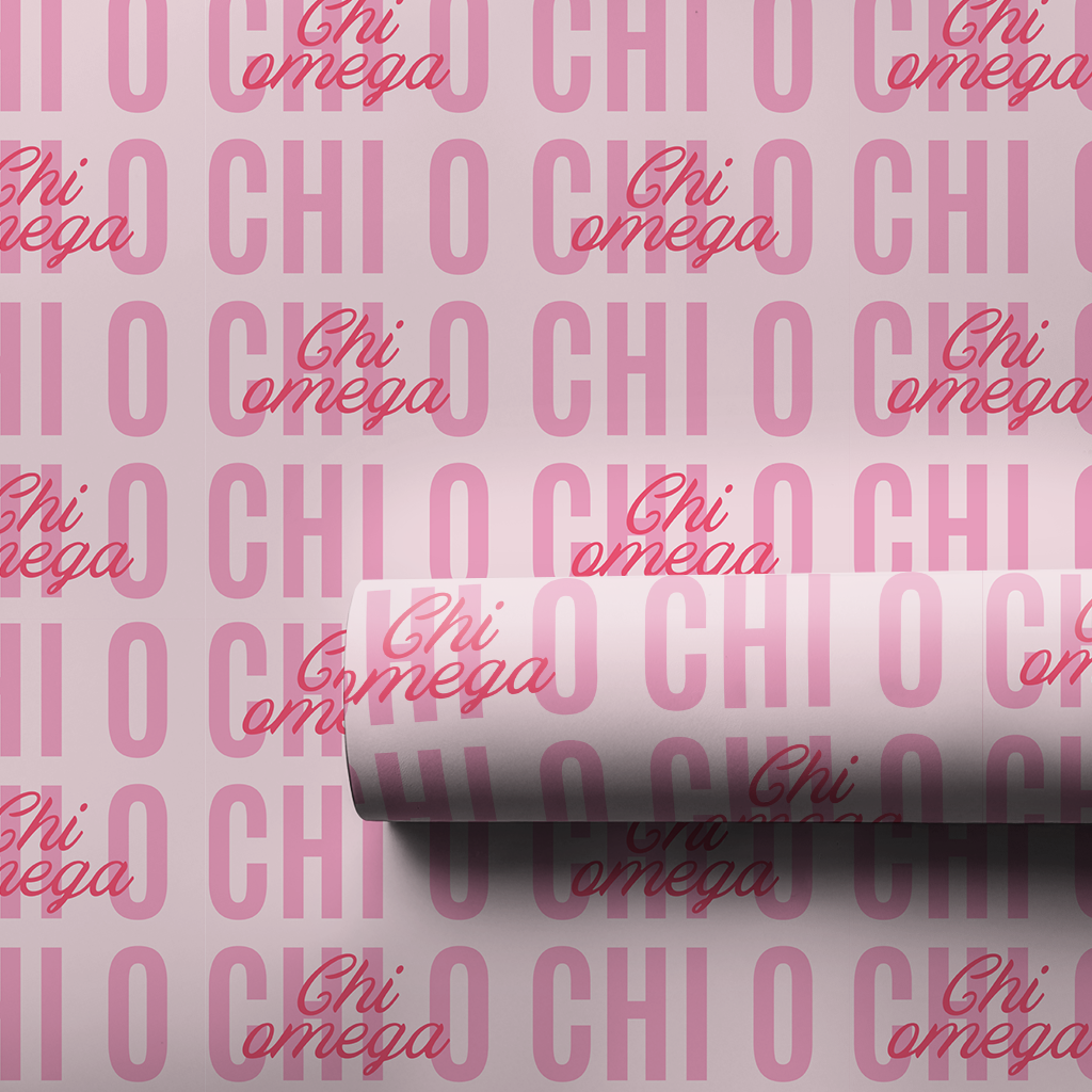 Pretty in Pink Chi O - Wrapping Paper