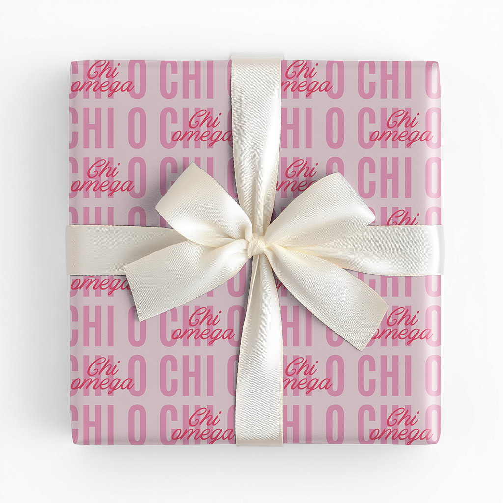 Pretty in Pink Chi O - Wrapping Paper