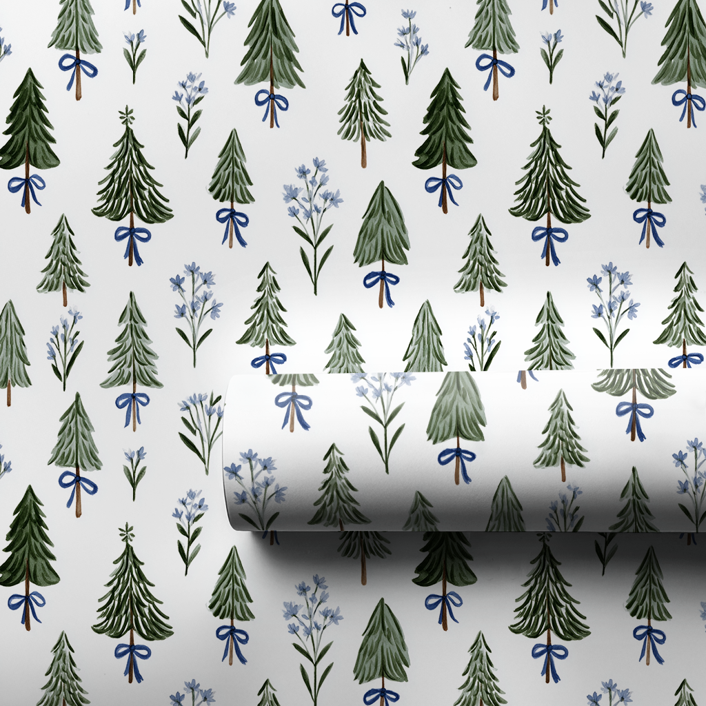 Blue Pine - Wrapping Paper