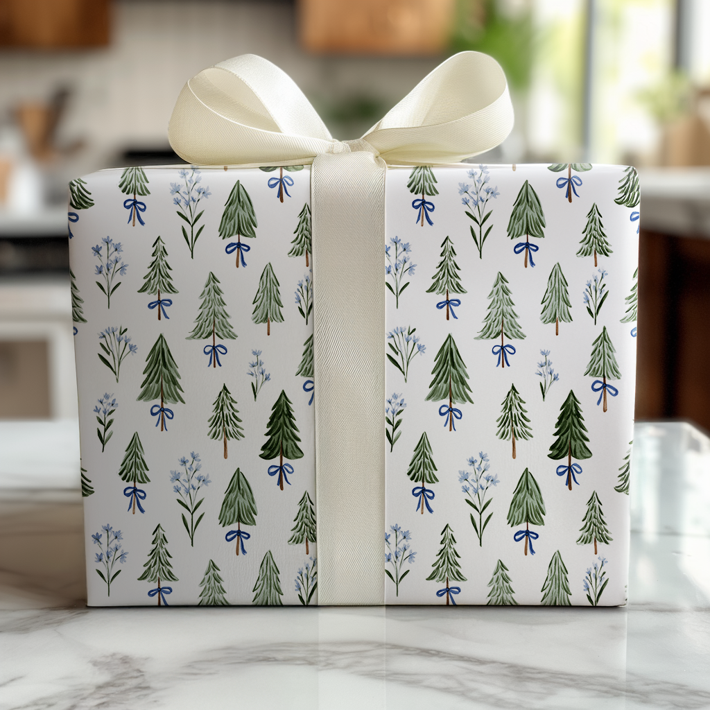 Blue Pine - Wrapping Paper