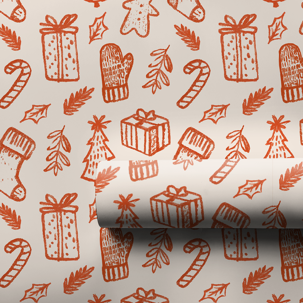 Christmas in Ink - Wrapping Paper