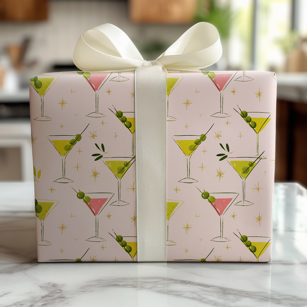 Mistletoe Martini - Wrapping Paper