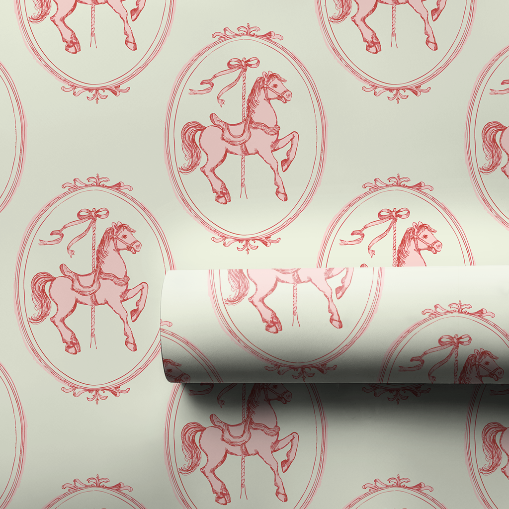 Cotton Candy Carousel - Wrapping Paper