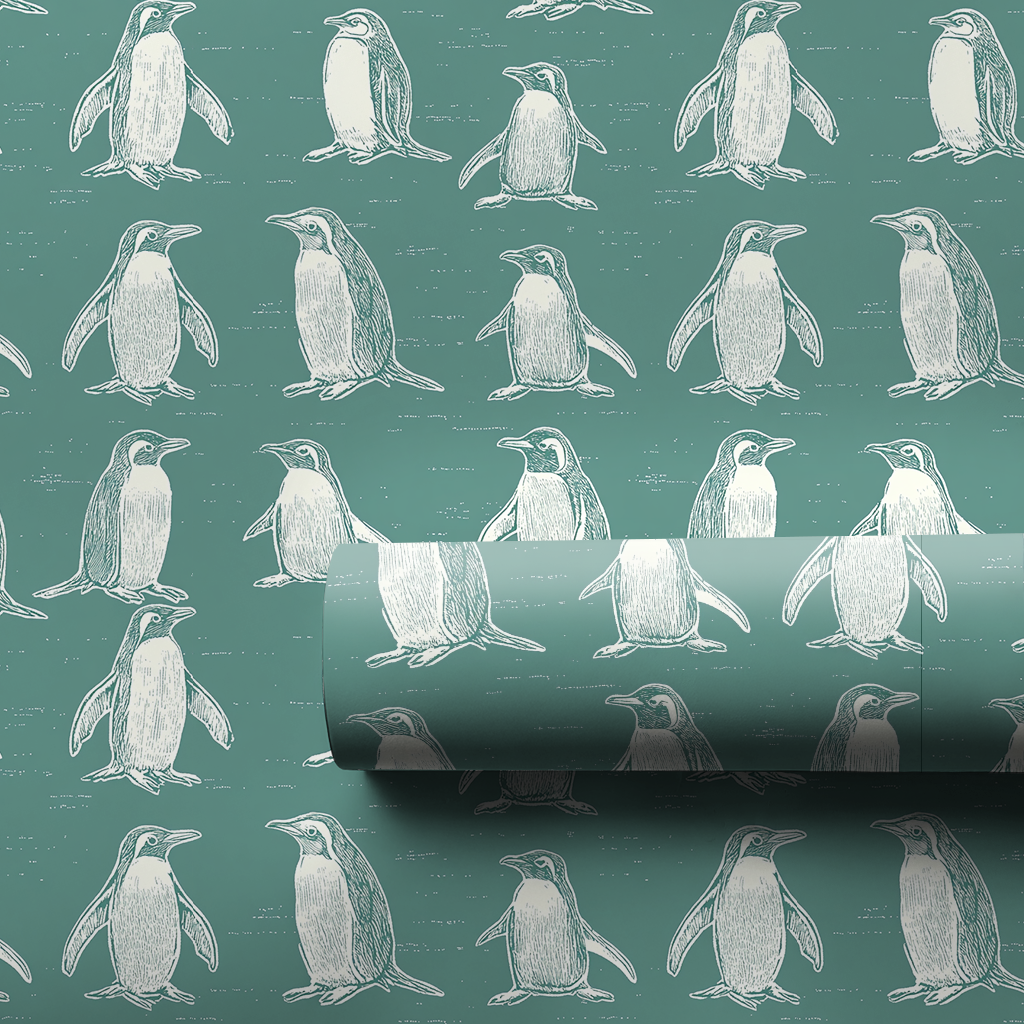 Polly Penguins - Wrapping Paper