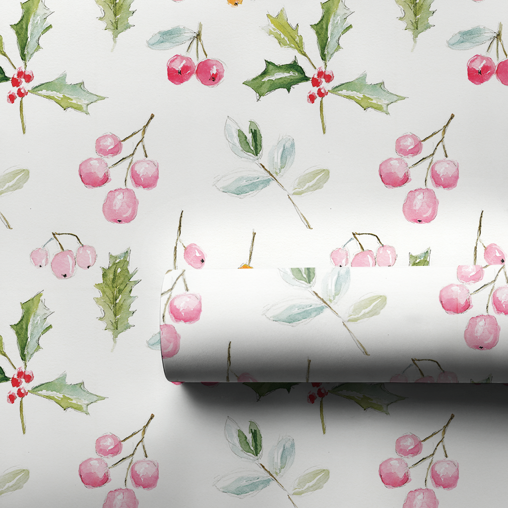 Holly & Bright - Wrapping Paper