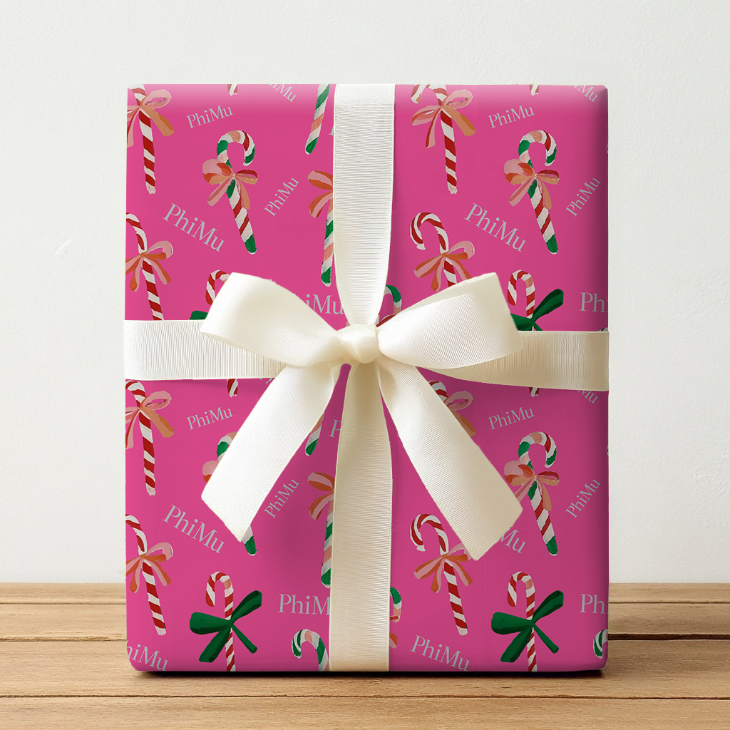 Sweet Phi Mu Swirls - Wrapping Paper