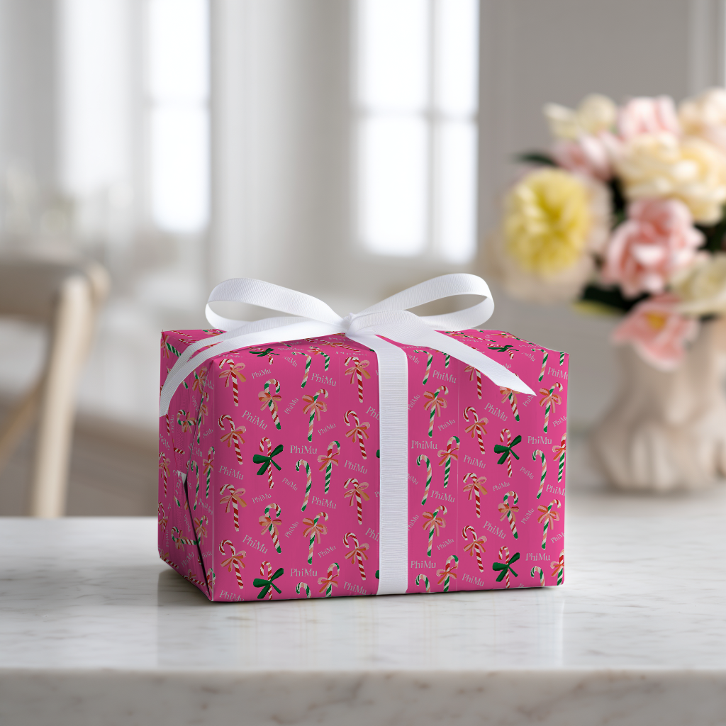 Sweet Phi Mu Swirls - Wrapping Paper