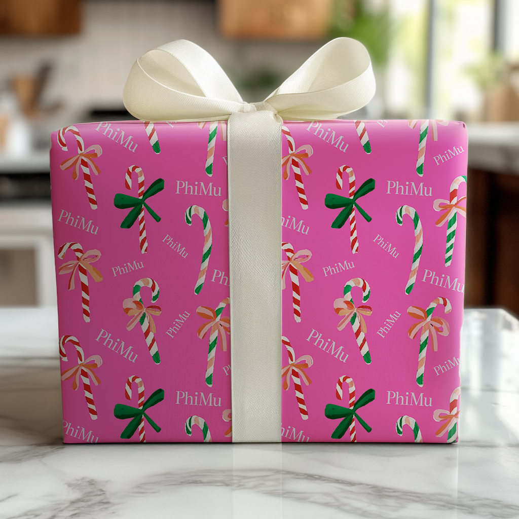 Sweet Phi Mu Swirls - Wrapping Paper