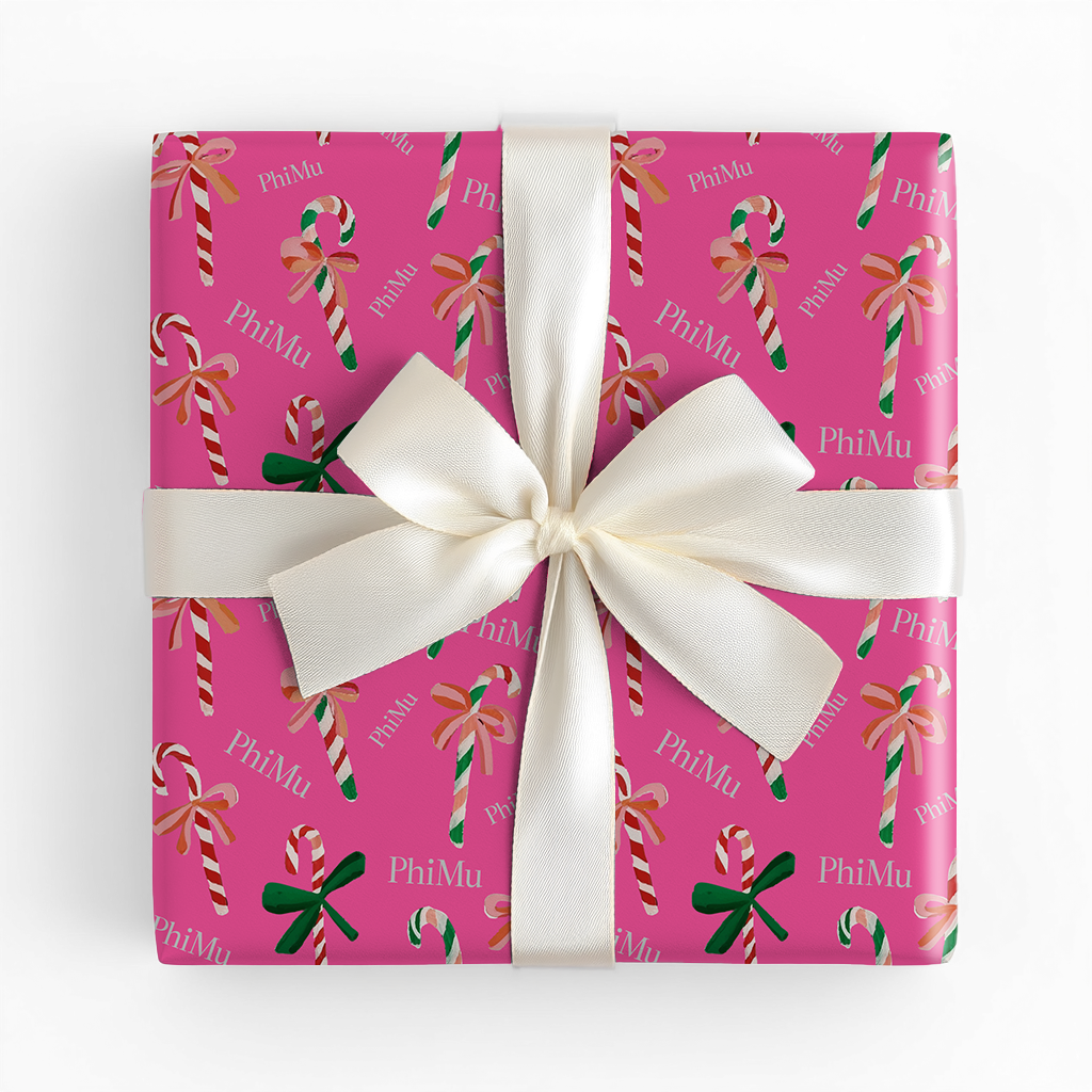 Sweet Phi Mu Swirls - Wrapping Paper