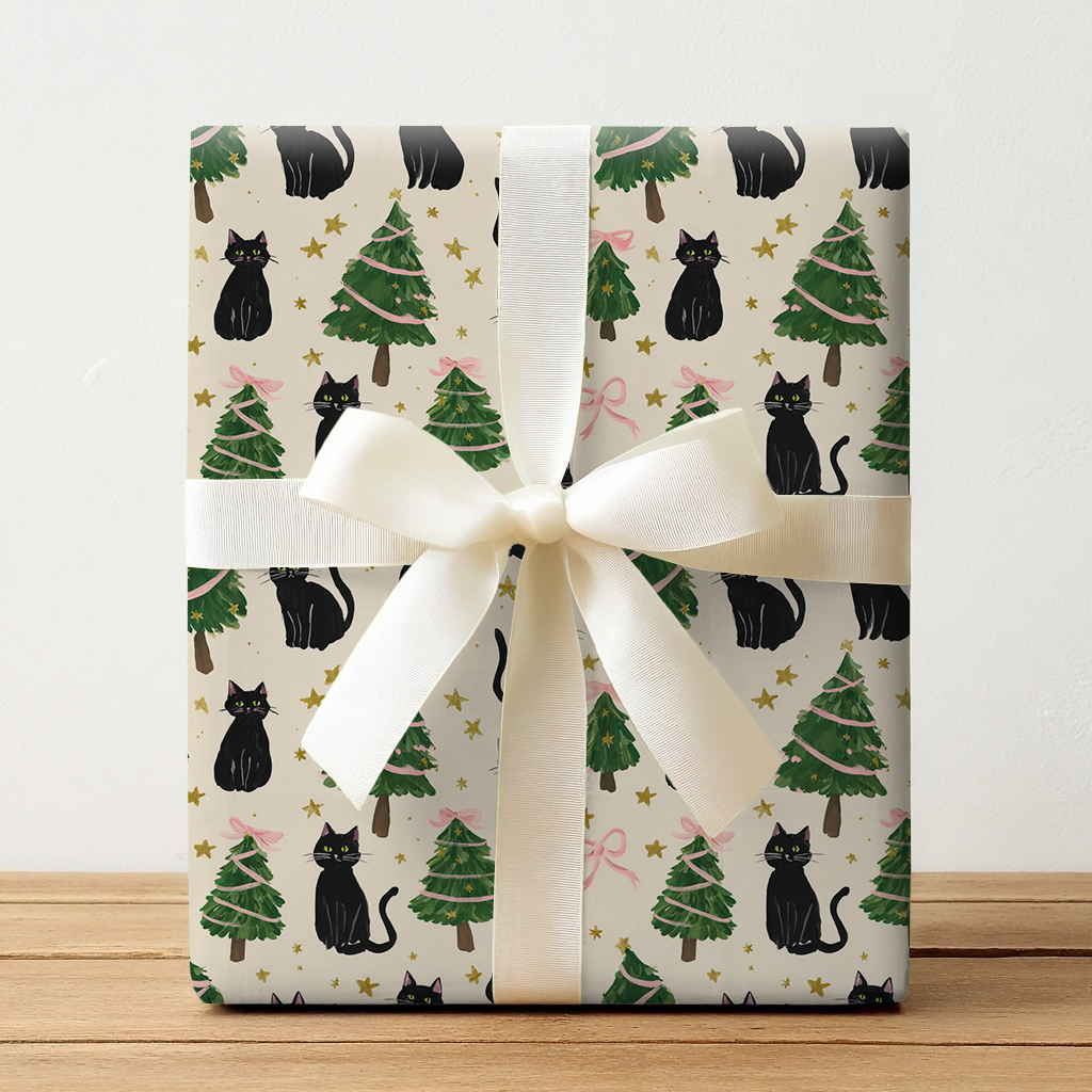Yuletide Kitty  - Wrapping Paper