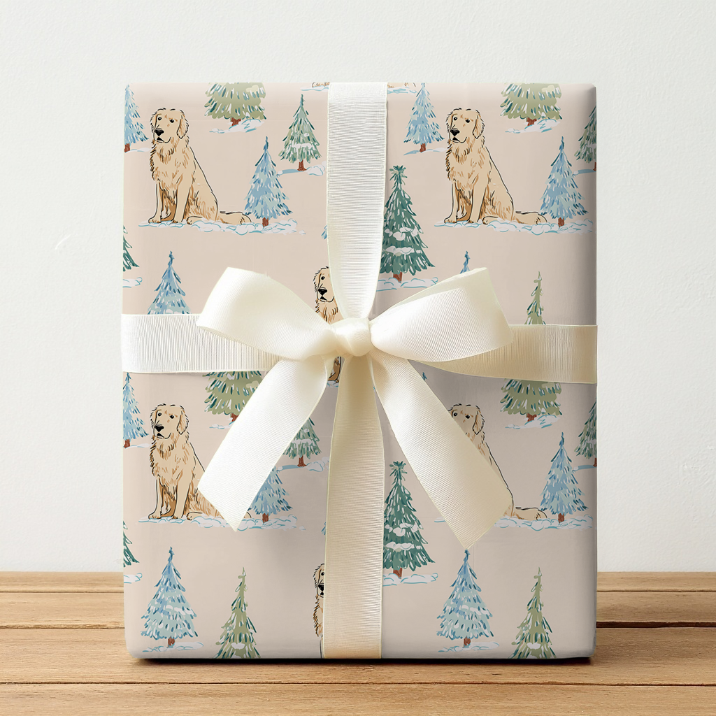 Retriever’s Christmas Tree - Wrapping Paper