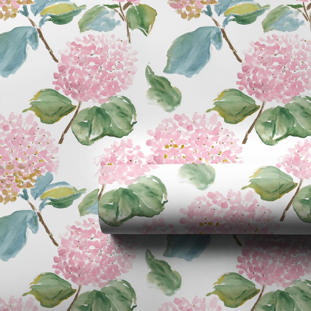 Hadleigh Hydrangea-Wrapping Paper