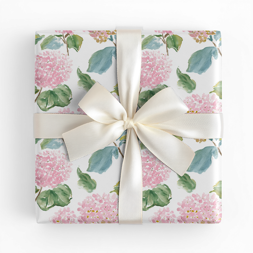 Hadleigh Hydrangea-Wrapping Paper